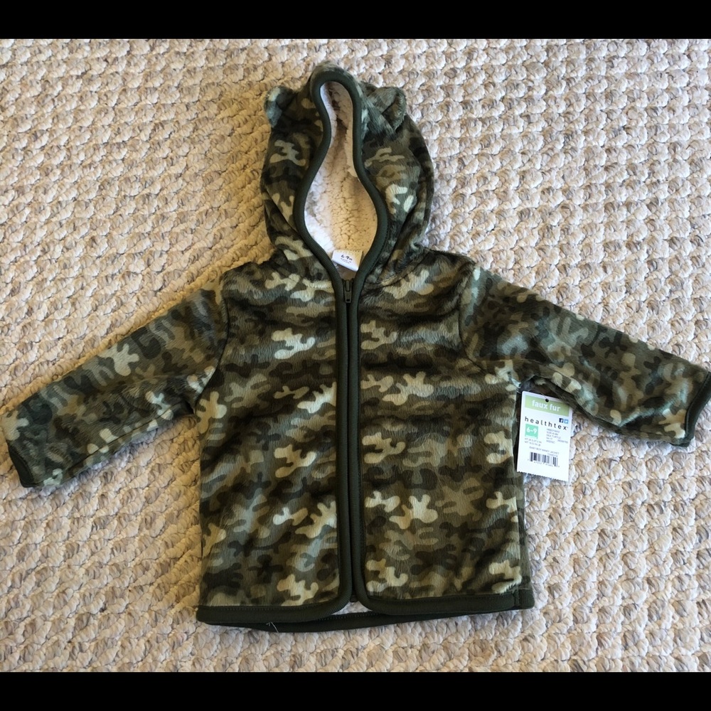 Camo Minky Jacket
